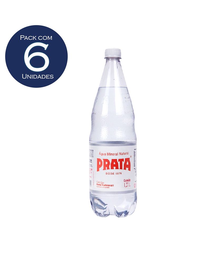 AGUA MINERAL COM GAS 1,27L